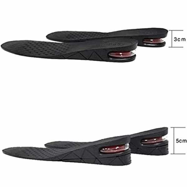 Skudgear Heightening Shoe Insoles Adjustable Shoe Lift Inserts Breathable Pads (1 Pair) (2Layer)