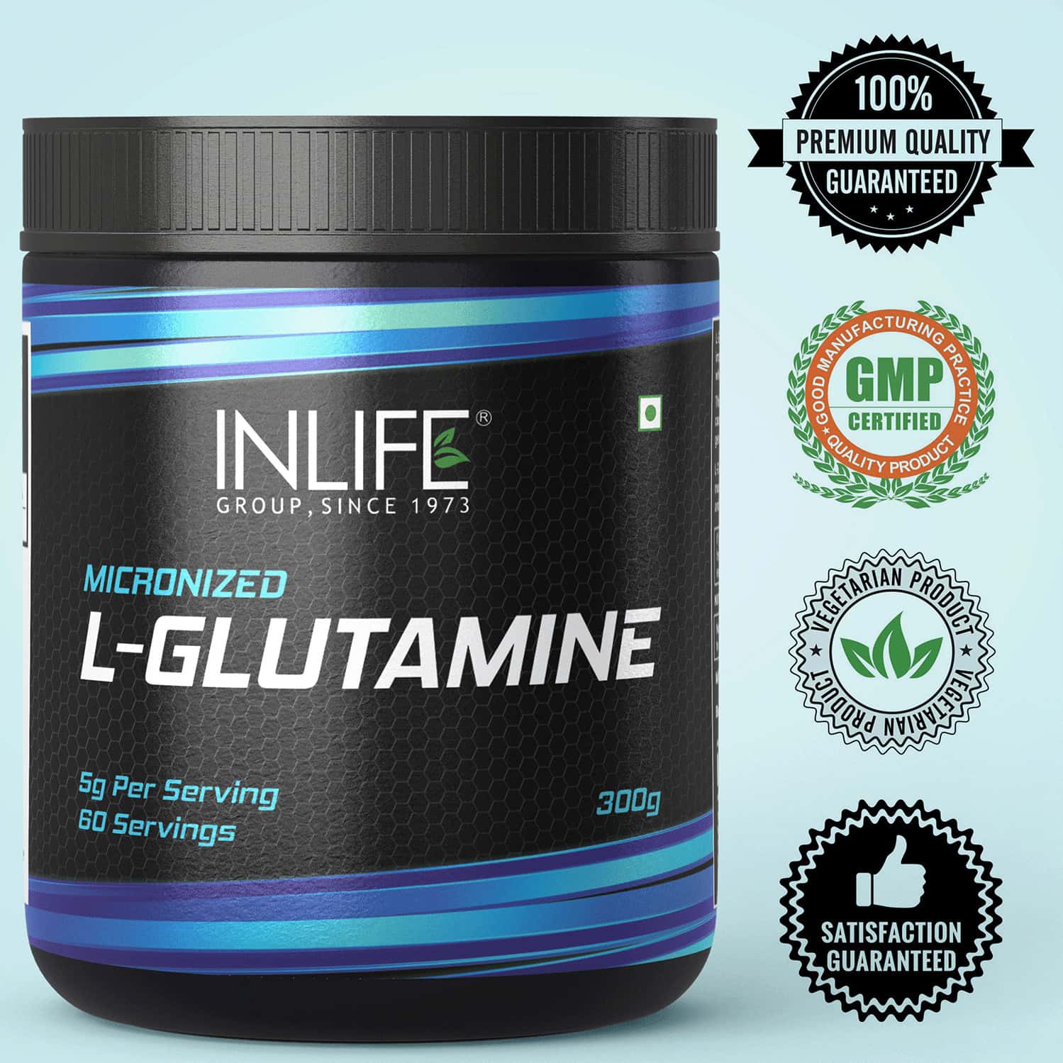 Buy INLIFE MICRONIZED L - GLUTAMINE POWDER SUPPLEMENT 300 GRAMS ...