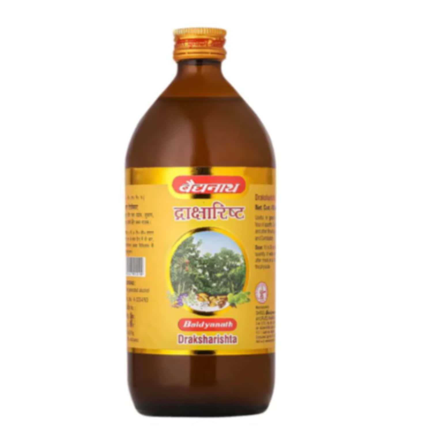 Baidyanath Drakshawrist | Helps In Digestive Impairment | Repiratory Disorder & Weakness - 450ml