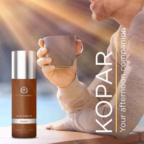 The Man Company Body Deodorant Trio Pack With Kopar Blanc Vert Body Perfume For Men- (120Ml*3)