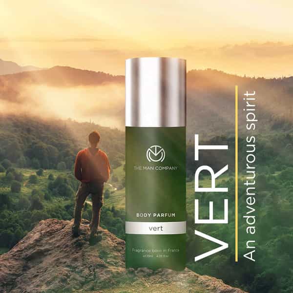 The Man Company Body Deodorant Trio Pack With Kopar Blanc Vert Body Perfume For Men- (120Ml*3)