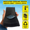 Outer Woods Insulin Cooler Pouch With 2 Mini Ice Gel Packs | 3+ Hrs Cooling | Insulin Pouch - Black