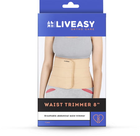 Liveasy Ortho Care Waist Trimmer / Abdominal Binder - Xxl (44 - 48 Inch)