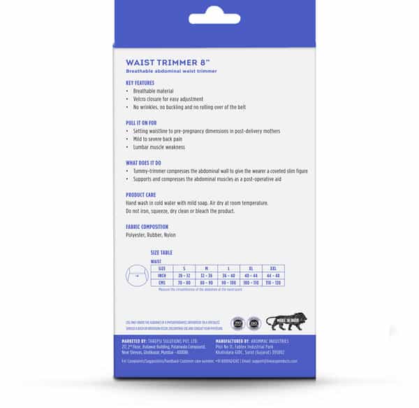Liveasy Ortho Care Waist Trimmer / Abdominal Binder - Xxl (44 - 48 Inch)