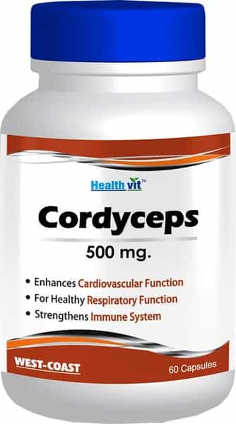 Healthvit Cordyceps 500Mg -60 Capsules