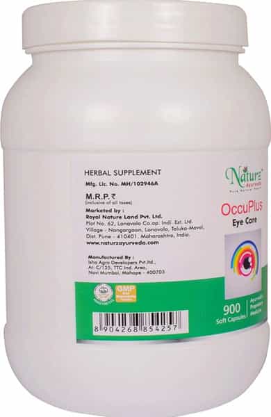 Naturz Ayurveda Occuplus- 900 Capsules (Pack Of 2)