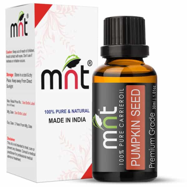 Mnt Pumpkin Seed Carrier Oil (30Ml ) 100% Pure Natural & Therapeutic Grade