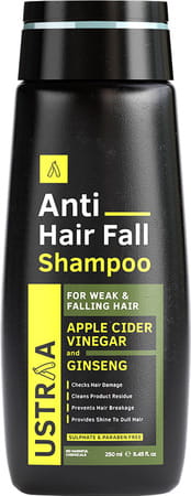 Ustraa Anti Hair Fall With Apple Cider Vinegar Shampoo - 250 Ml