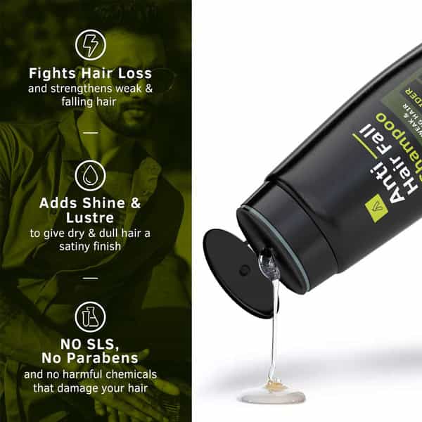 Ustraa Anti Hair Fall With Apple Cider Vinegar Shampoo - 250 Ml