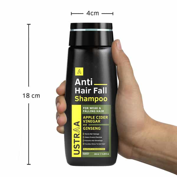 Ustraa Anti Hair Fall With Apple Cider Vinegar Shampoo - 250 Ml