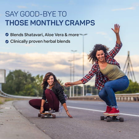 Sheneed Cramp Relief Supplement For Pms - 60 Capsule