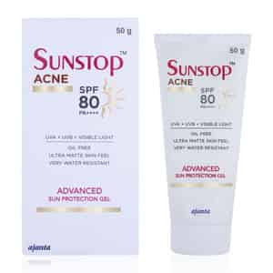 Sunstop Acne Spf 80 Advanced Sun Protection Gel 50 Gm