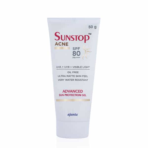 Sunstop Acne Spf 80 Advanced Sun Protection Gel 50 Gm
