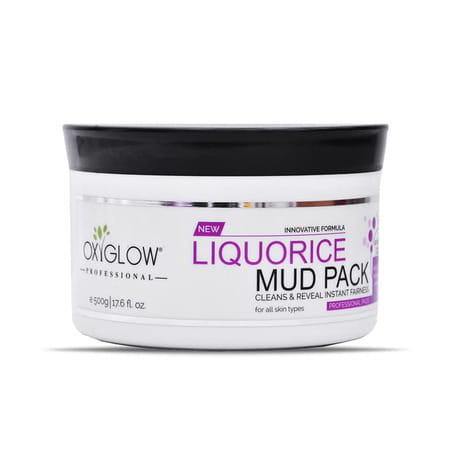 Oxyglow Herbals Liquoric Mud Pack|Reducing Wrinkles|Rejuvenate And Nourish|All Skin Type|500gram