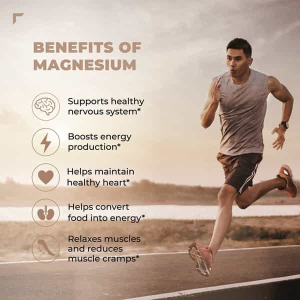 Swisse Ultiboost Magnesium Supplement For Immunity Muscle Energy & Heart Health - 60 Tablets