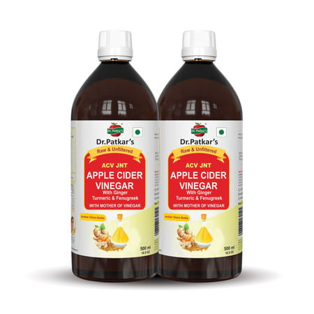 Dr. Patkar'S Apple Cider Vinegar With Ginger | Turmeric & Fenugreek 1000 Ml