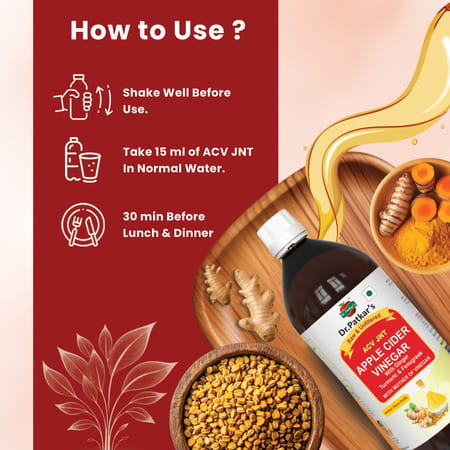 Dr. Patkar'S Apple Cider Vinegar With Ginger | Turmeric & Fenugreek 1000 Ml