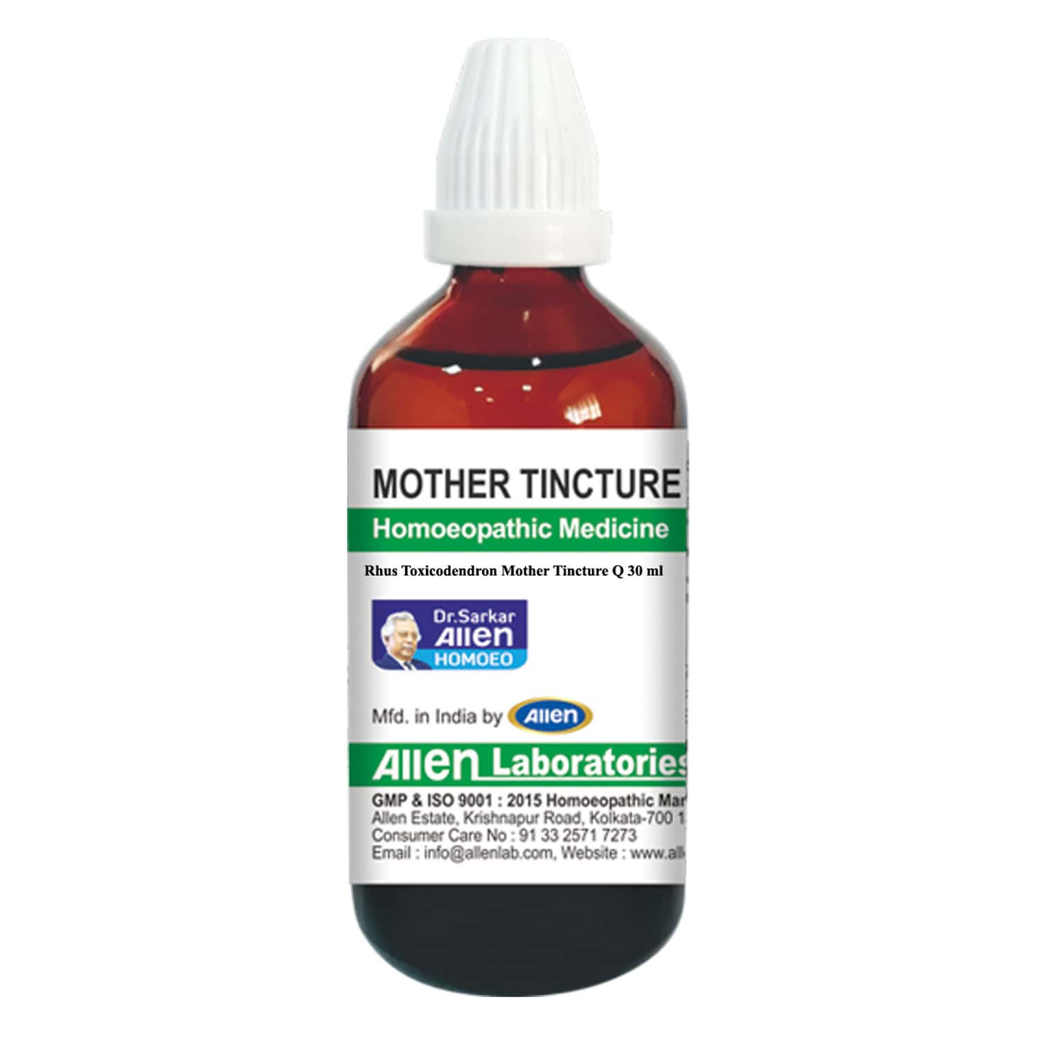 Allen Laboratories Rhus Toxicodendron Mother Tincture Q 30 Ml