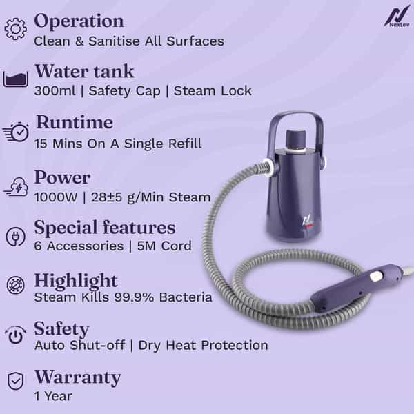 Nexlev Steam Cleaner Sc-01