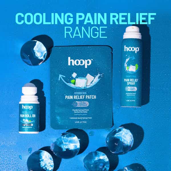 Hoop Pain Relief Roll On - Cryotherapy Cooling Relief From Back, Neck, Joints, Shoulder Pain (50Ml)