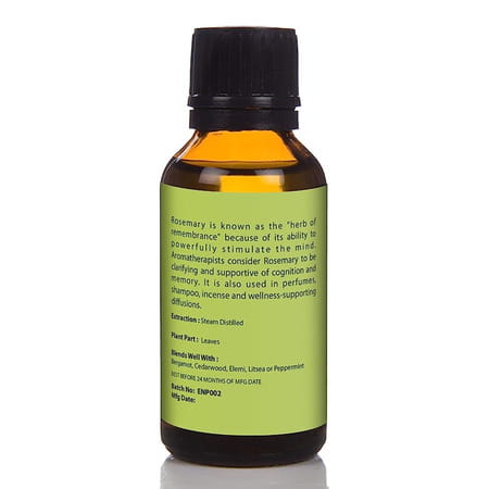 Earth N Pure Essential Oil Rosemary 30 (30 Ml)
