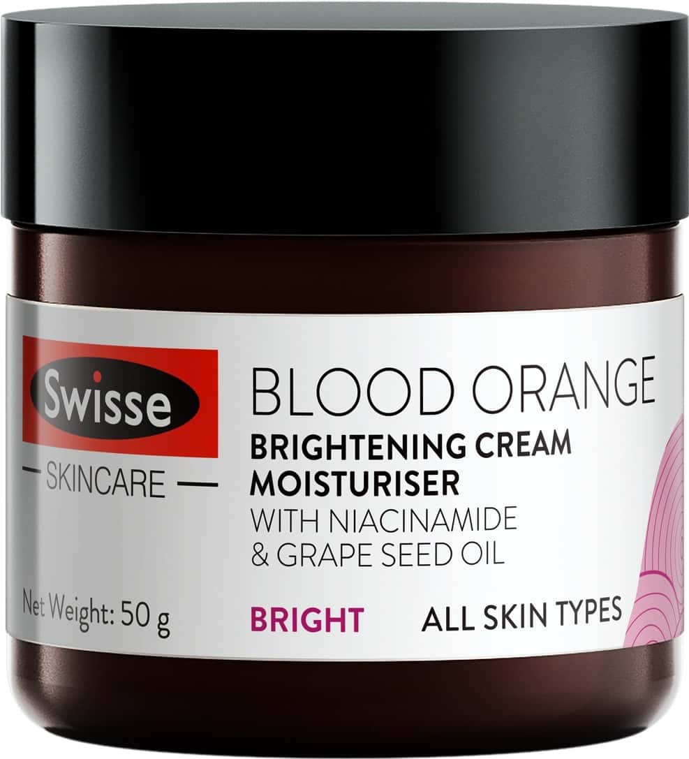 Swisse Sc Blood Orange Brightening Cream Moisturiser For Uneven Skin Tones & Dull Skin - 50 G