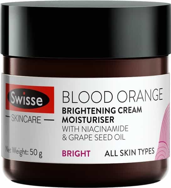 Swisse Sc Blood Orange Brightening Cream Moisturiser For Uneven Skin Tones & Dull Skin - 50 G
