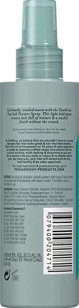 Toni & Guy Sea Salt Hair Texturising Spray For Beach Locks & Natural Waves | 200Ml