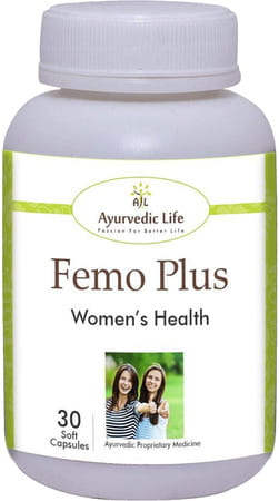Al-Ayurvedic Life Femo Plus 30 Capsules - Herbal Formulation For Women'S Health