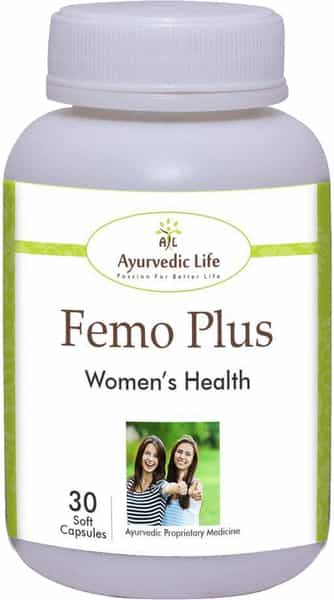 Al-Ayurvedic Life Femo Plus 30 Capsules - Herbal Formulation For Women's Health
