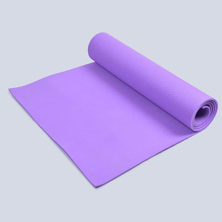 Beatxp Purple Color (4mm) Eva Yoga Mat For Women & Men|Textured Surface|High Resilience Exercise Mat