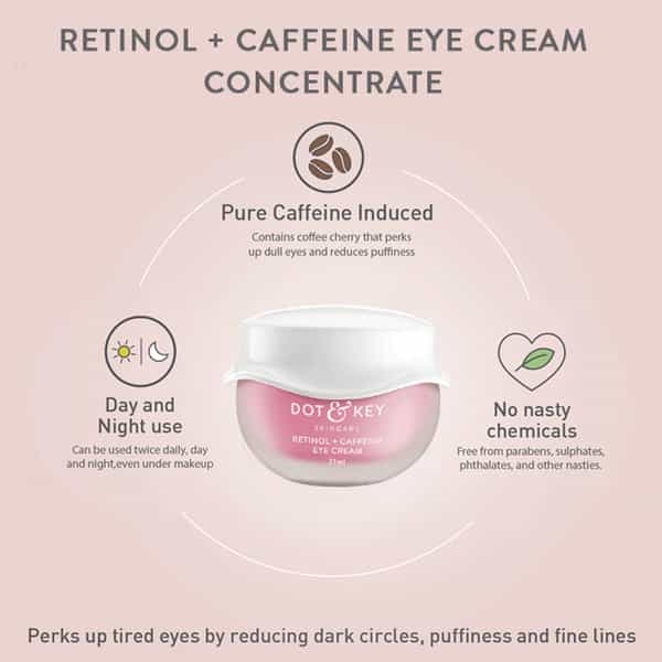 Dot & Key Retinol + Caffeine Eye Cream 21Ml