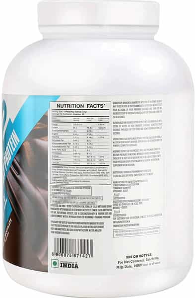 In2 100% Whey Protein (Rich Chocolate 2Kg) 25G Protein 5.5G Bcaas 4G Glutamine