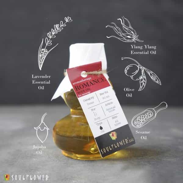 Soulflower Romance Aroma Massage Oil 90Ml