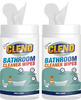 Cleno Bathroom Cleaner Wet Wipes For Shower/ Wash-Basin/Floor - 50 Wipes (Pack Of 2)