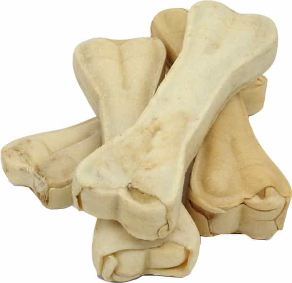 Pawcloud Rawhide Pressed Dog Bones Dog Bone Treat 6 Inches 800 Gm (Approx 8 Pieces)