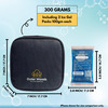 Outer Woods Insulin Cooler Bag With 2 Ice Gel Packs &Glucometer Pocket | 6+ Hrs Cooling - Black
