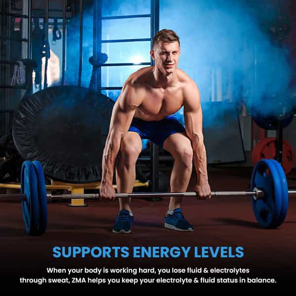 Naturyz Triple Strength Zma Plus Pm With Melatonin | Magnesium | Zinc | Tribulus - 60 Tablets