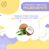 Mom & World Baby Massage Pure Organic Virgin Coconut Oil Cold Pressed No Mineral Oil 200 Ml