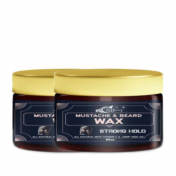 Moustache & Beard Herbal Wax For Men | Professional Matte Look | Extra Shine (100Gm)