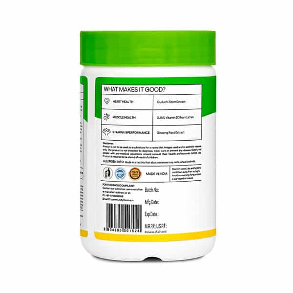 Oziva Plant Based Multivitamins For Men 35+ | For Heart & Muscle Health | Stamina & Performance