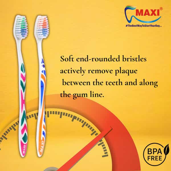 Maxi 365 Soft Toothbrush (Pack Of 12)