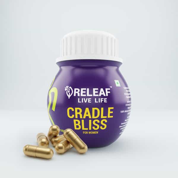 Releaf Cradle Bliss For Women Fertility Boosting Ayurvedic Capsules 60N