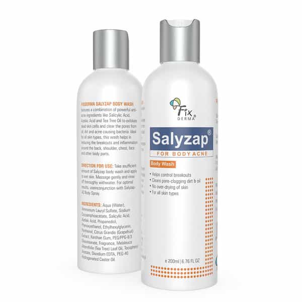 Fixderma Salyzap Acne Body Wash 200Ml