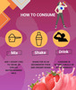Sos Nutrition Weight Loss Size Zero High Protein Women Strawberry Slimming Shake -300G