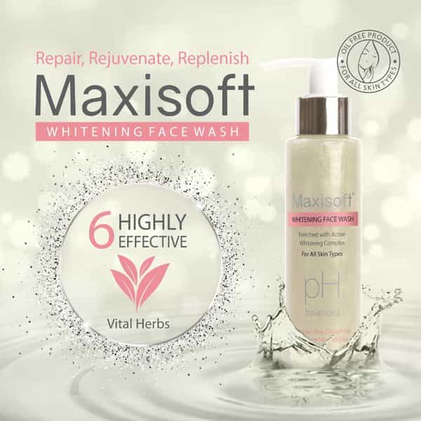 Maxisoft Whitening Face Wash (100 Ml - Pack Of 2)