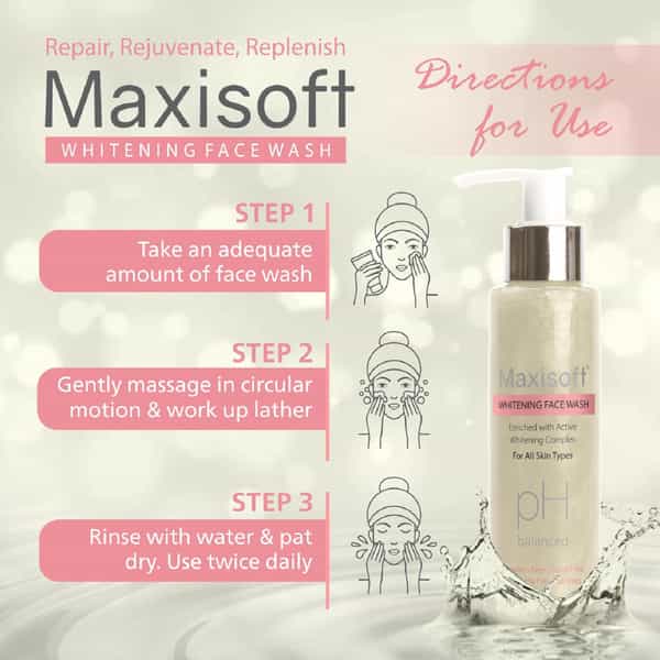 Maxisoft Whitening Face Wash (100 Ml - Pack Of 2)