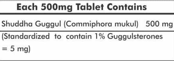 Way2herbal Guggul 120 Tablets - (Pack Of 4)
