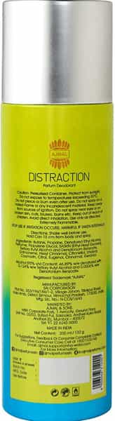Ajmal 1 Distraction Unisex 1 Ajmal Carbon Men 1 Sacrifice Ii Men Deodorant Combo Pack Of 3- 600Ml