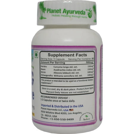 Planet Ayurveda Aller G Care - 60 Capsules